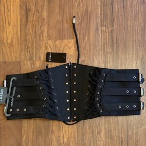 Torrid Black Lace-Up corset